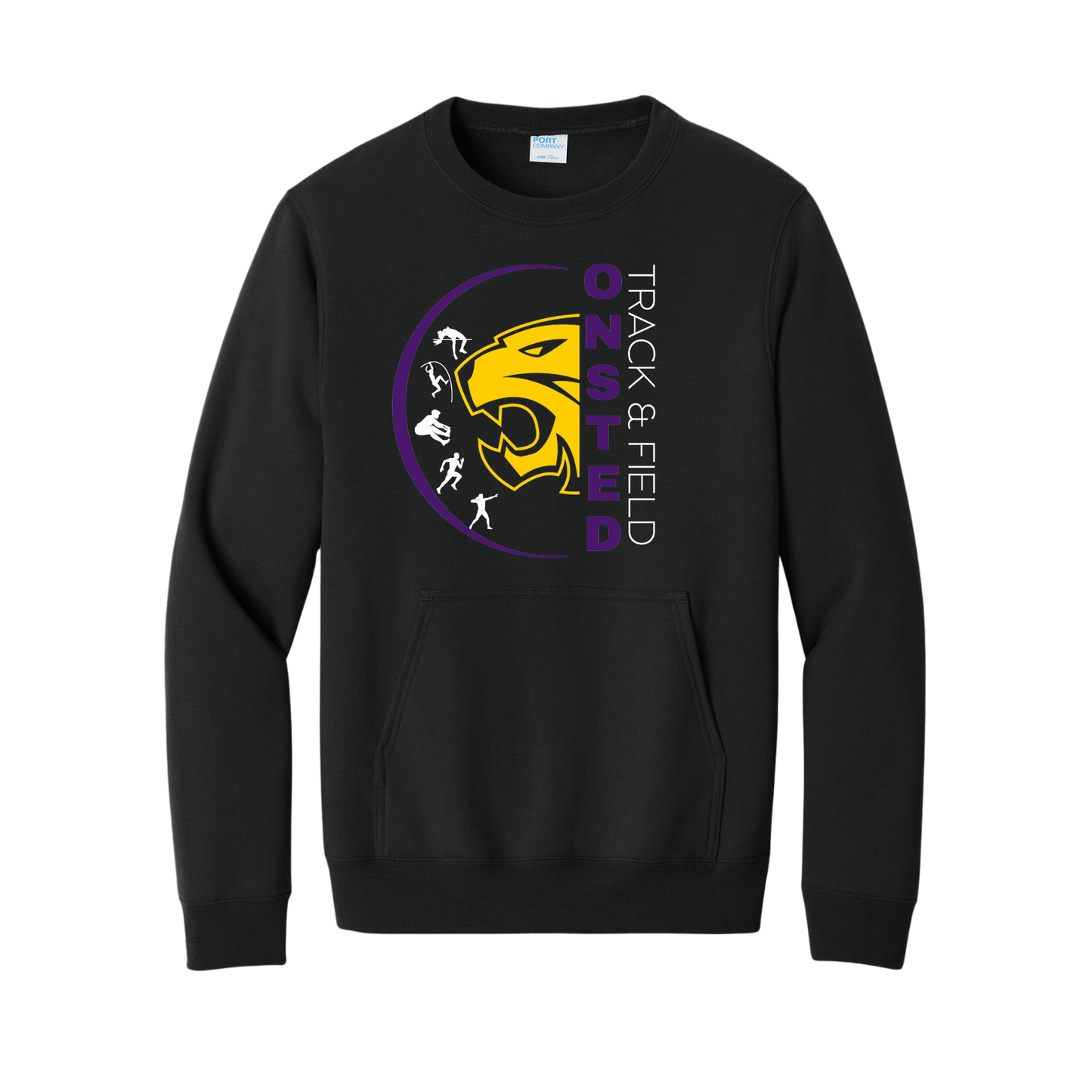 Onsted Track and Field Pocket Crewneck Sweatshirt