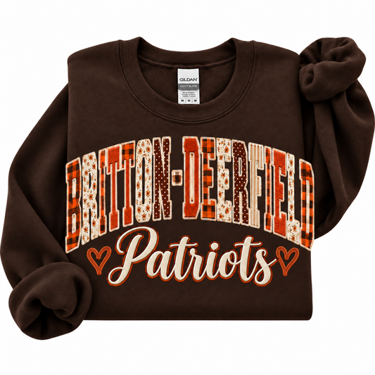 Britton Deerfield Fall Vibes Printed Sweatshirt