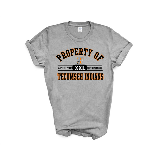 Property of Tecumseh Indians T-shirt