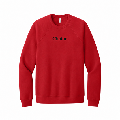 Clinton Bella Canvas Embroidered Sweatshirt