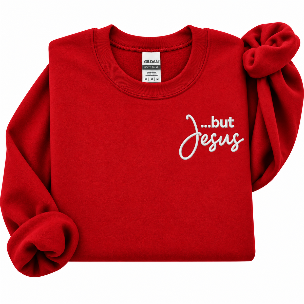 But JESUS embroidered sweatshirt