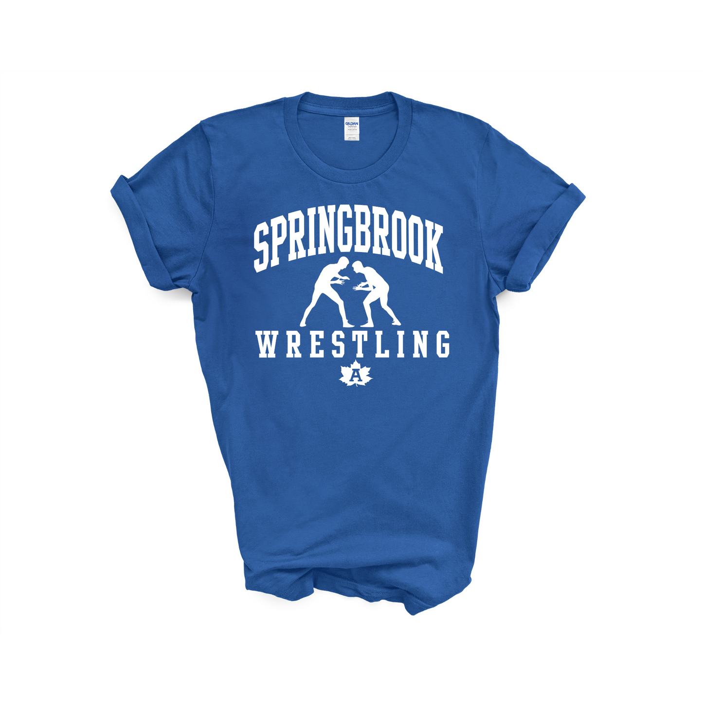 Springbrook Wrestling T-Shirt  with Name on the Back