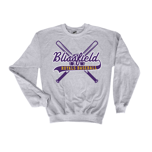 Blissfield Royals Baseball Crewneck