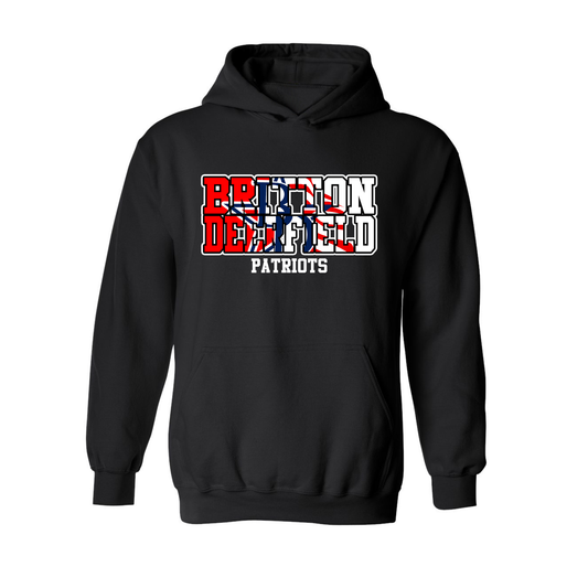 Britton Deerfield Split Logo Hoodie w/Free T-Shirt