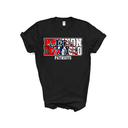 Britton Deerfield Split Logo Hoodie w/Free T-Shirt