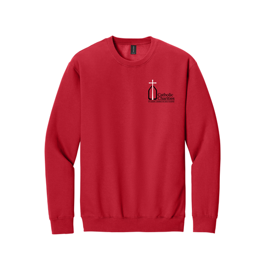Catholic Charities Crewneck Red SF000