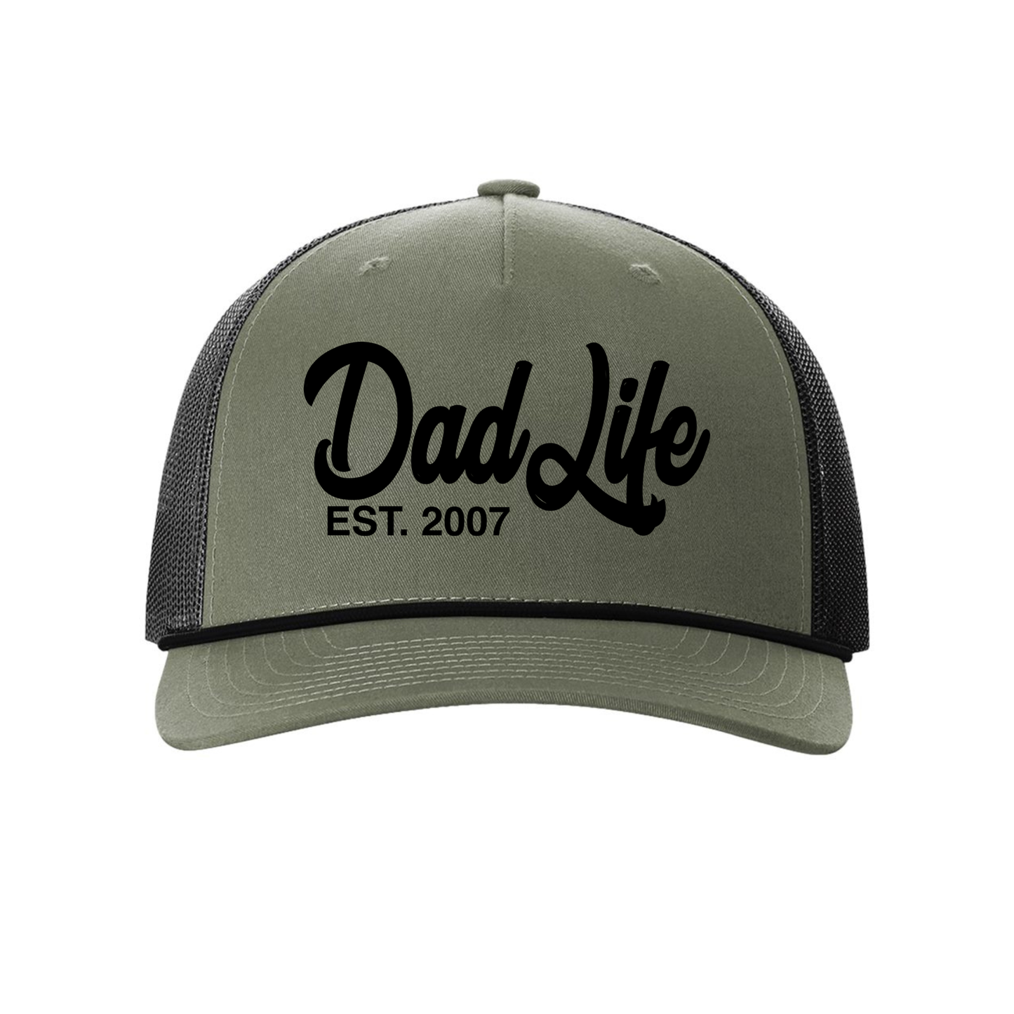 Dad Life Embroidered Hat with Year Established