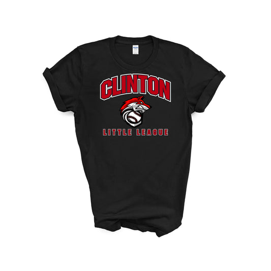 Clinton Little League T-shirt with Custom Name