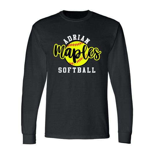 Adrian Maples Softball Long Sleeve Shirt