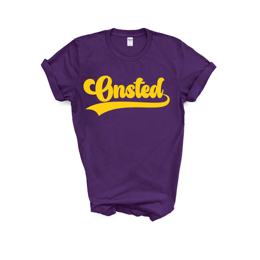 Onsted Wildcats Retro Script T-Shirt