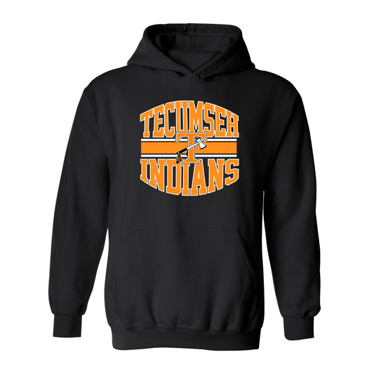 Tecumseh Indians Black Hoodie