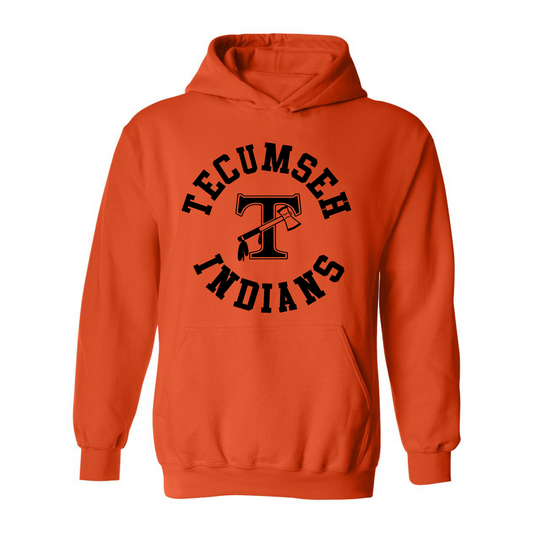 Tecumseh Indians Arch Hoodie of the Day w/Free T-Shirt