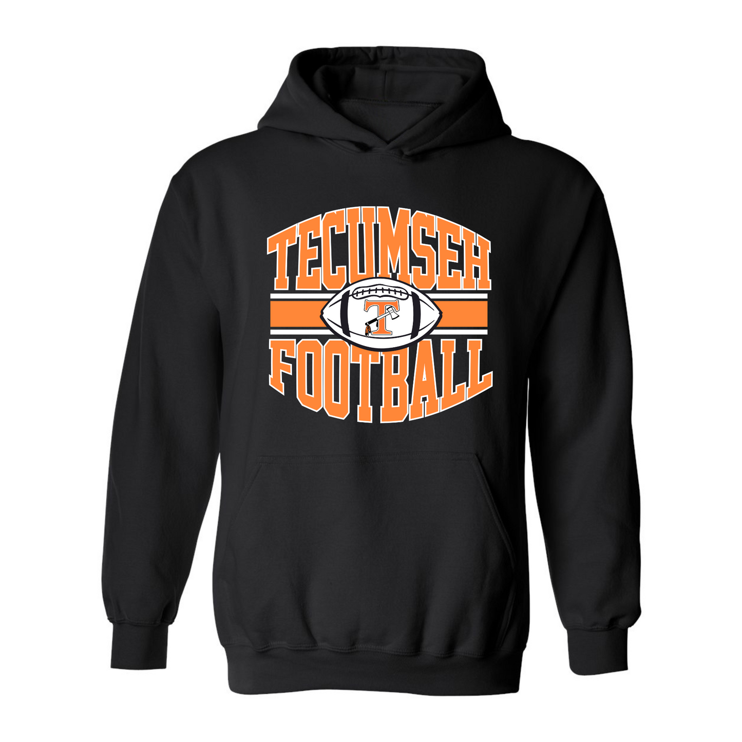 Tecumseh Football Hoodie  W/Free T-Shirt