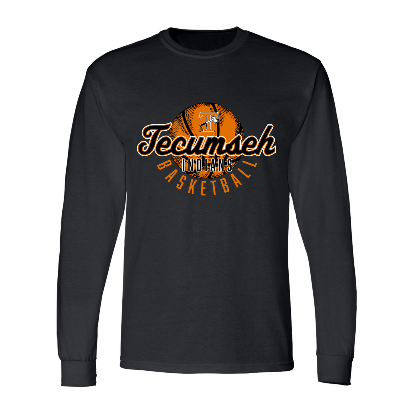Tecumseh Indians Basketball Long Sleeve