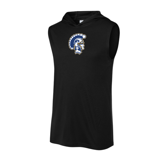 Madison Trojans Performance Sleeveless Hooded Shirt