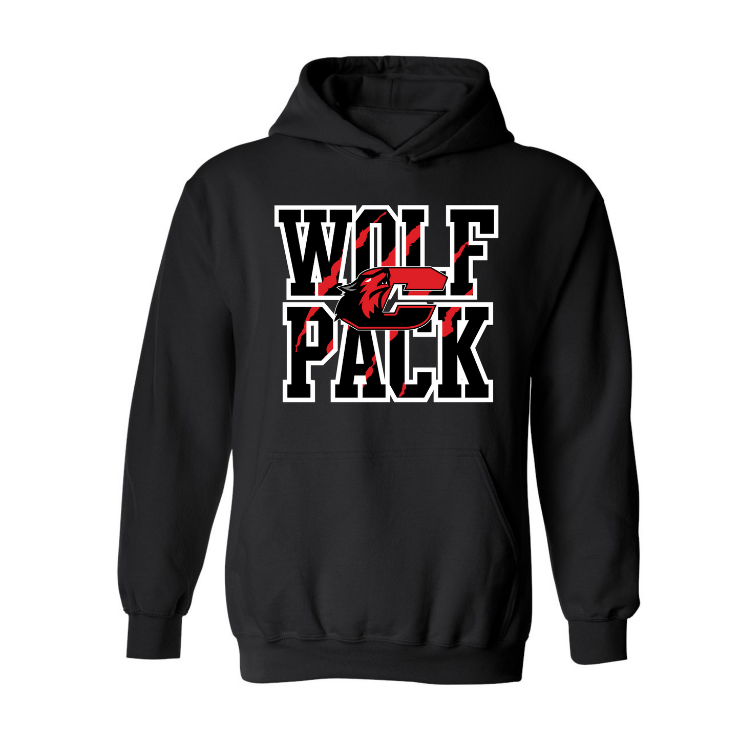 Wolfpack Hoodie  Black