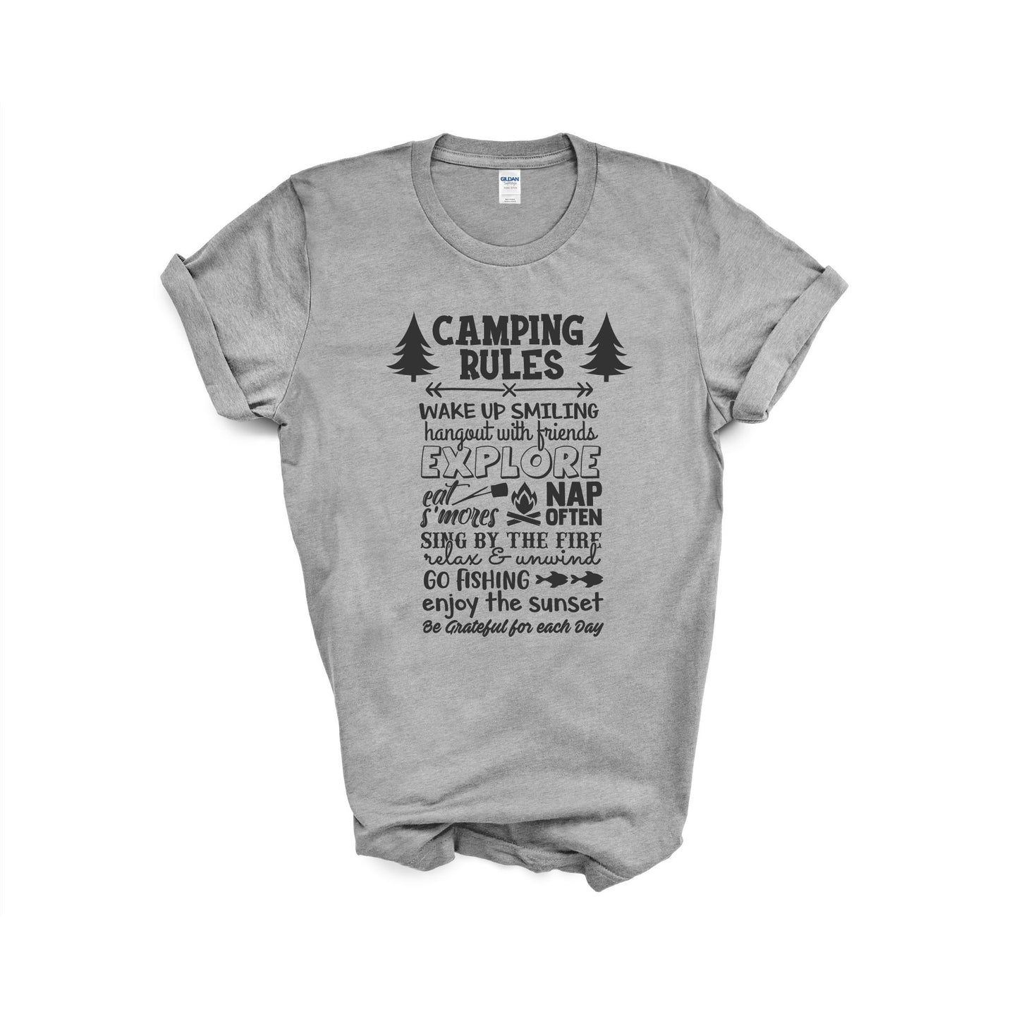 Camp Rules Wilderness T-shirt