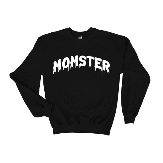 Momster Halloween Black Sweatshirt